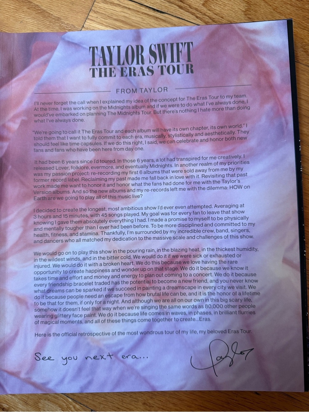 Taylor Swift The Eras Tour Book - Picture 3 of 5
